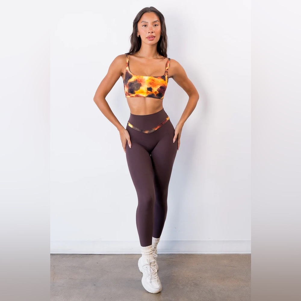 Vitality Cloud II Block Pant - Espresso Tortoise - size S Regular